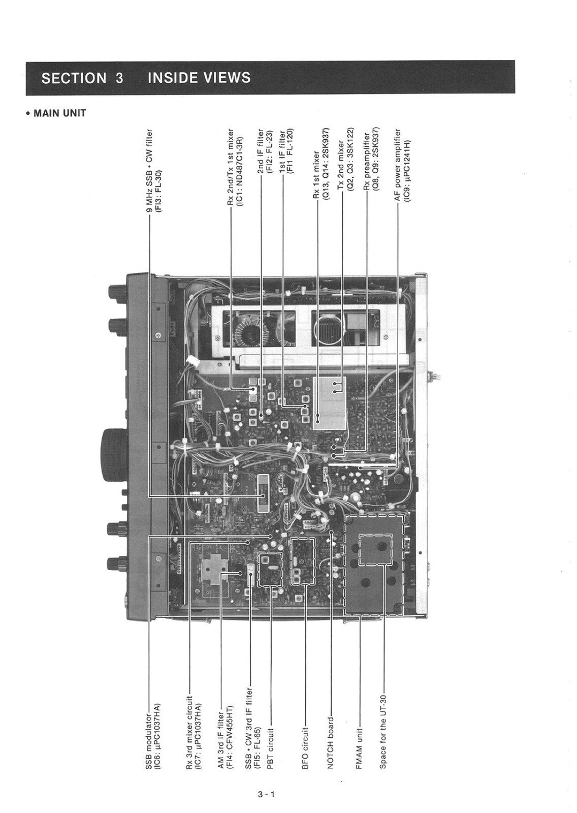 ICOM IC-737A HF Transceiver Service Manual - BOUND - COVERS - XL FOLDOUT PAGES