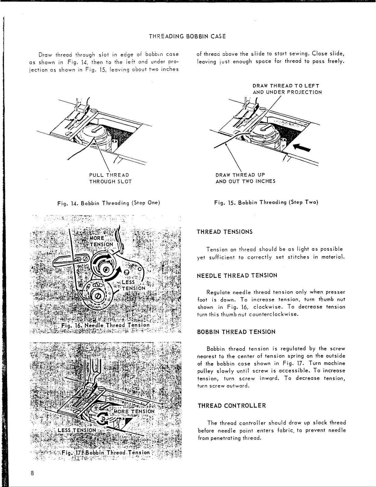 SINGER 211G146 211G151 211G157 Sewing Machine Service Manual - WIRE BOUND