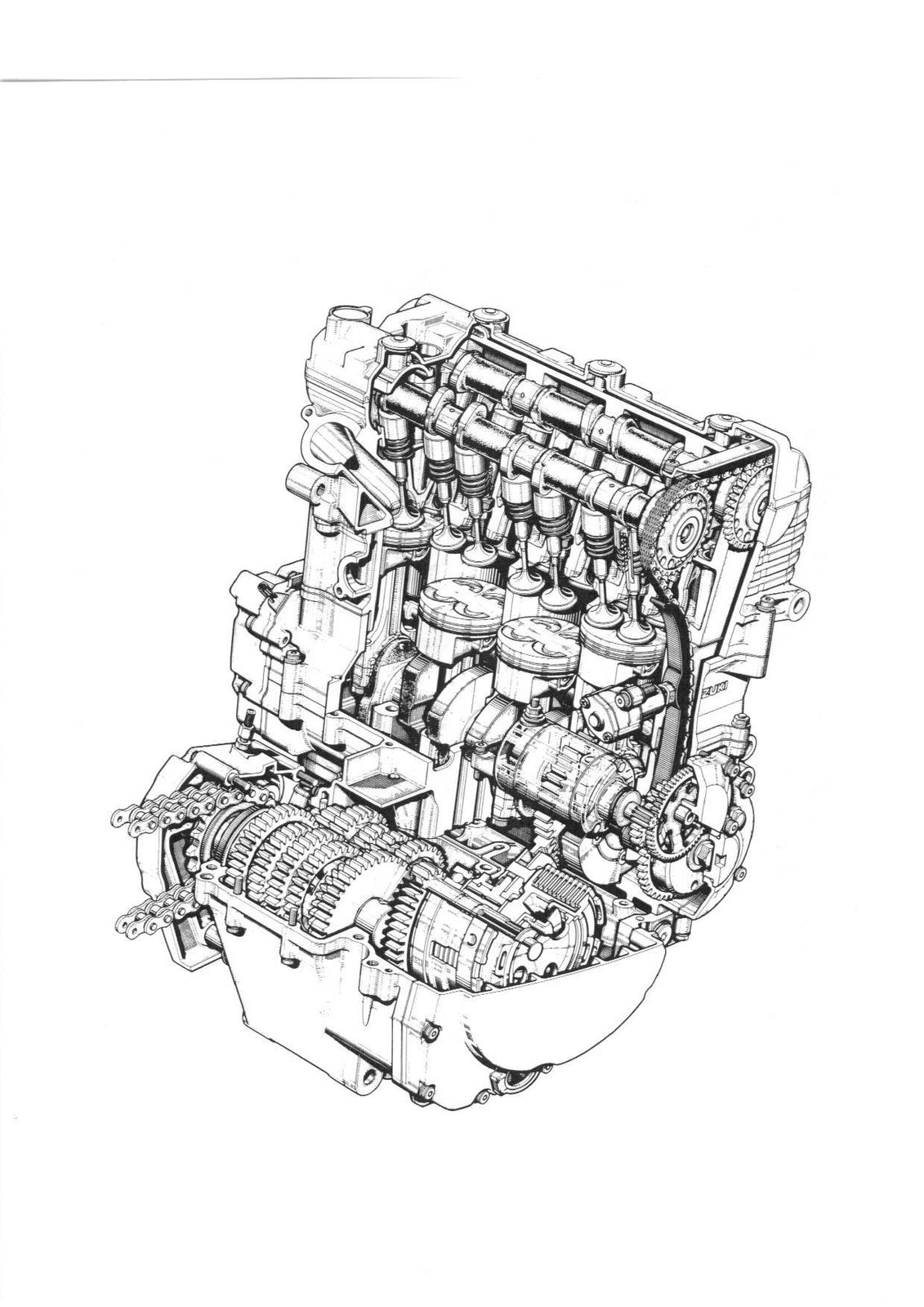 SUZUKI GSX-R600 Motorcycle Service Manual 1997-2000 - WIRE BOUND - TOUGH COVERS