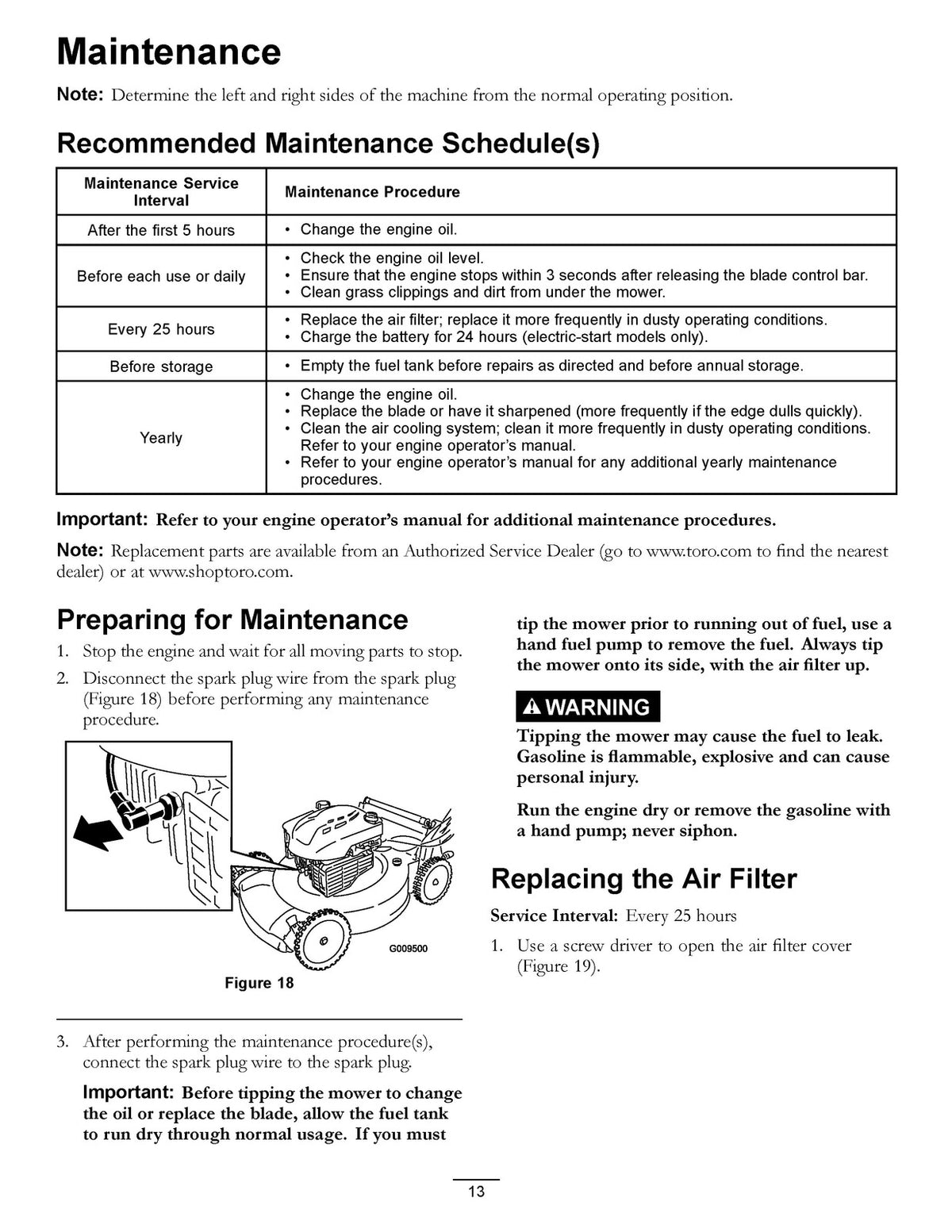 TORO 20332 20332C 20334 20334C 20352 Operators Manual BUNDLE - WIRE BOUND