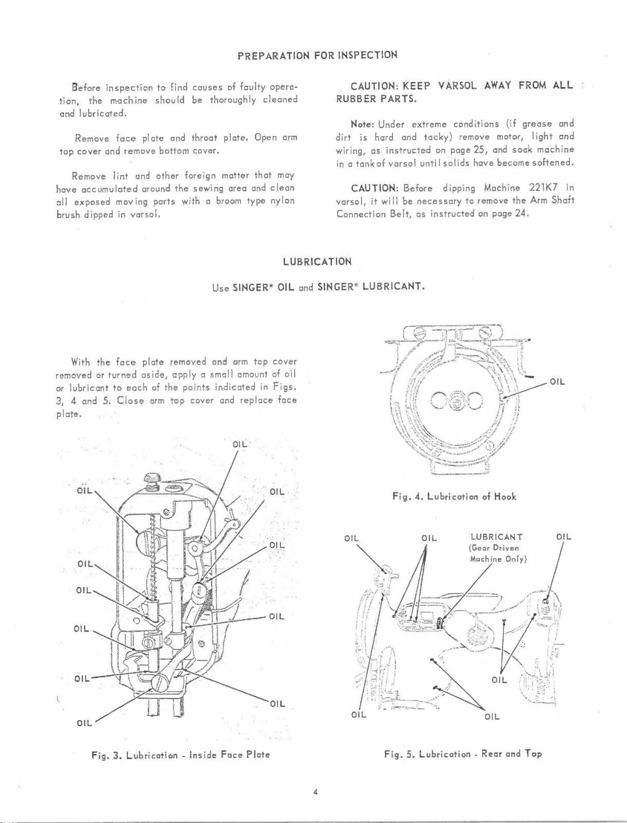 SINGER 221 Sewing Machine SERVICE MANUAL (NOT Instruction Manual) BOUND & COVERS