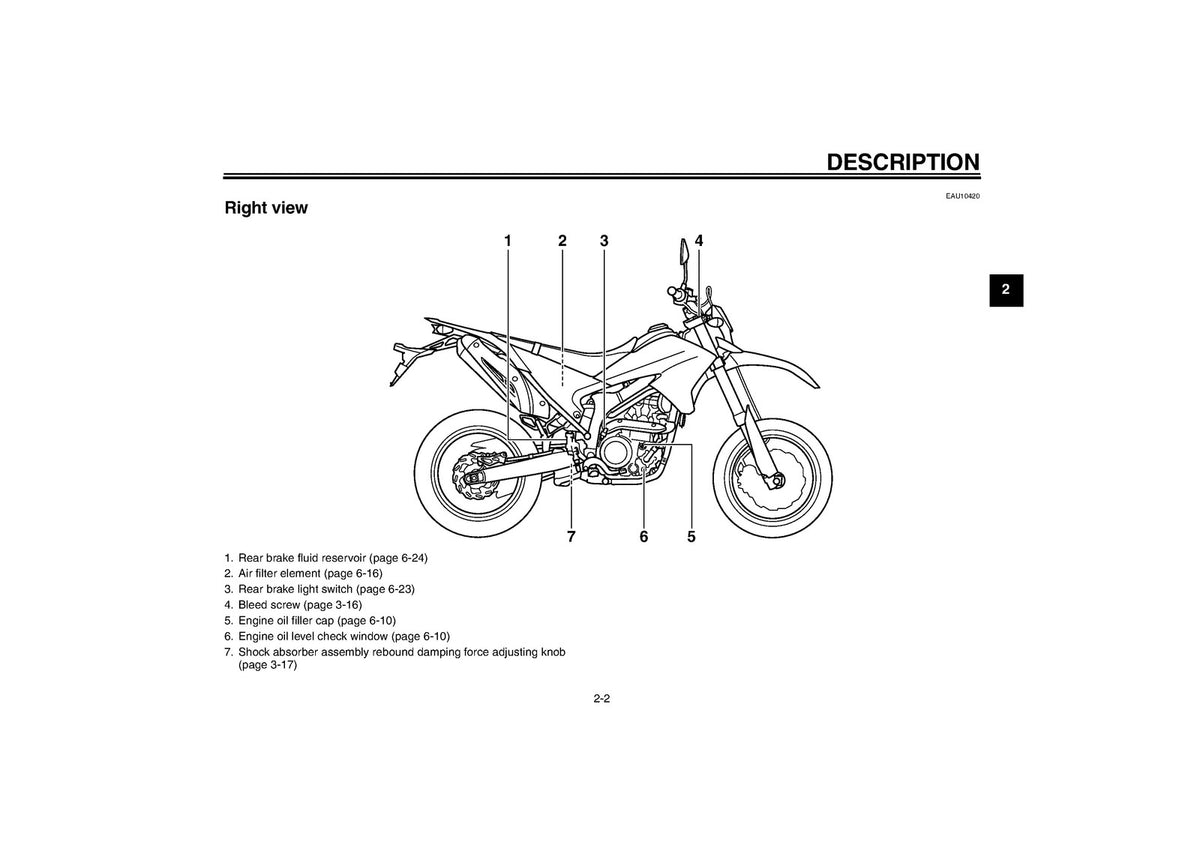 YAMAHA WR250X Motorcycle Owners Manual 2010 - STEEL WIRE BOUND - TOUGH COVERS