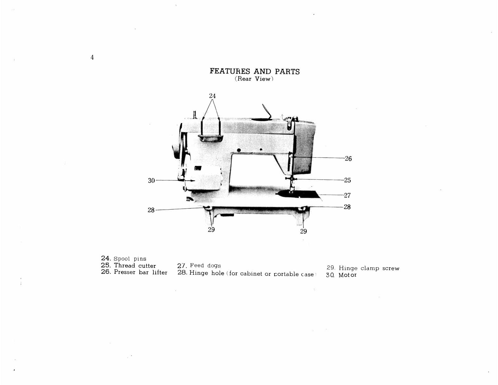 WHITE 945 Dressmaker S2400 Sewing Machine Instruction Manual - WIRE BOUND