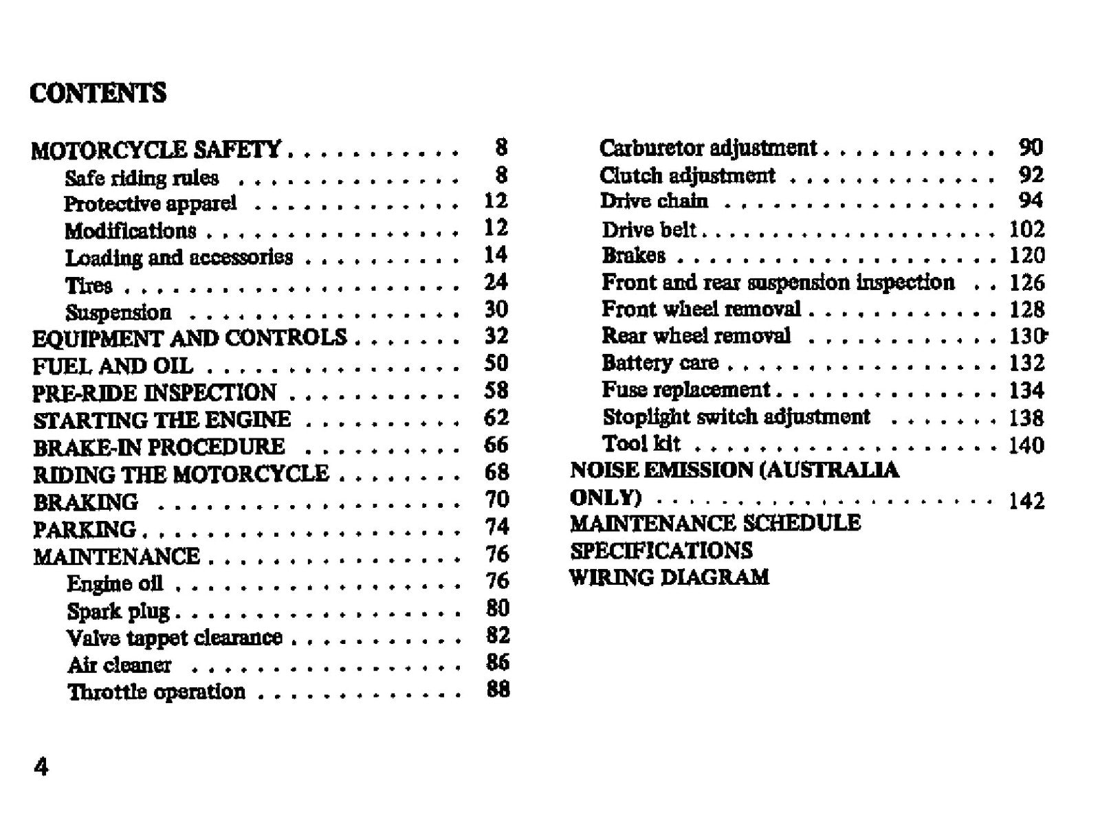 HONDA CM250 Custom CM250C Owners Manual 1985 - BOUND - COVERS - XL FOLDOUT PAGES
