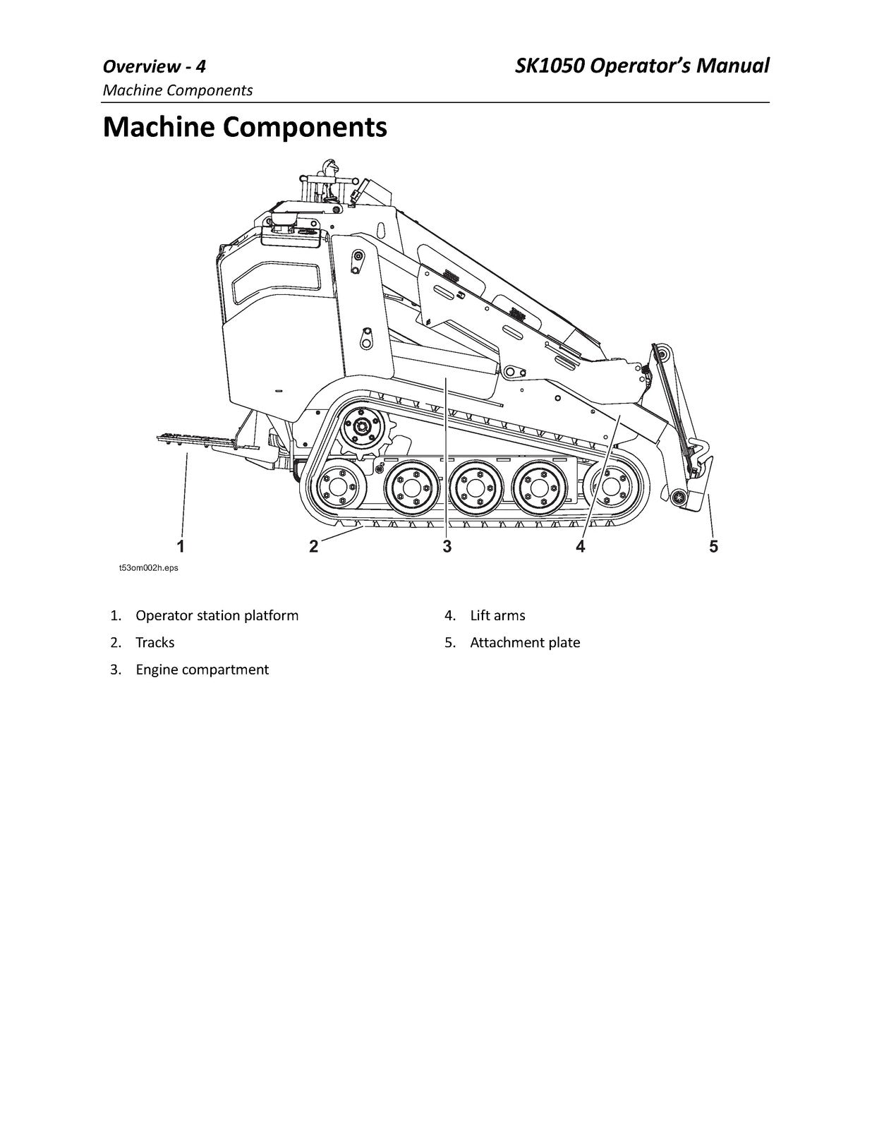 DITCH WITCH SK1050 Mini Skid Steer Operators Manual - WIRE BOUND - TOUGH COVERS