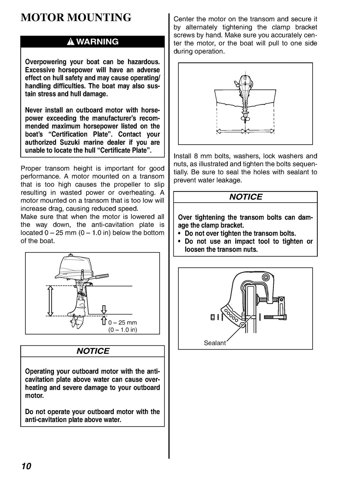 SUZUKI DF4A DF5A DF6A Outboard Owners Manual - STEEL WIRE BOUND - TOUGH COVERS