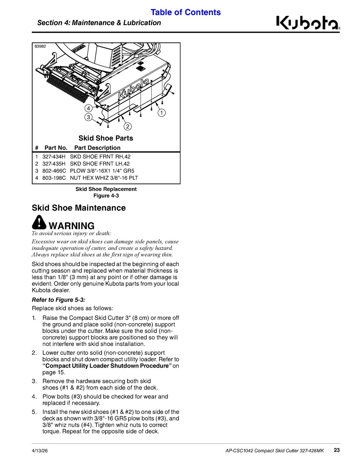 LAND PRIDE CSC10 Series Compact Skid Cutter Operators Manual - WIRE BOUND