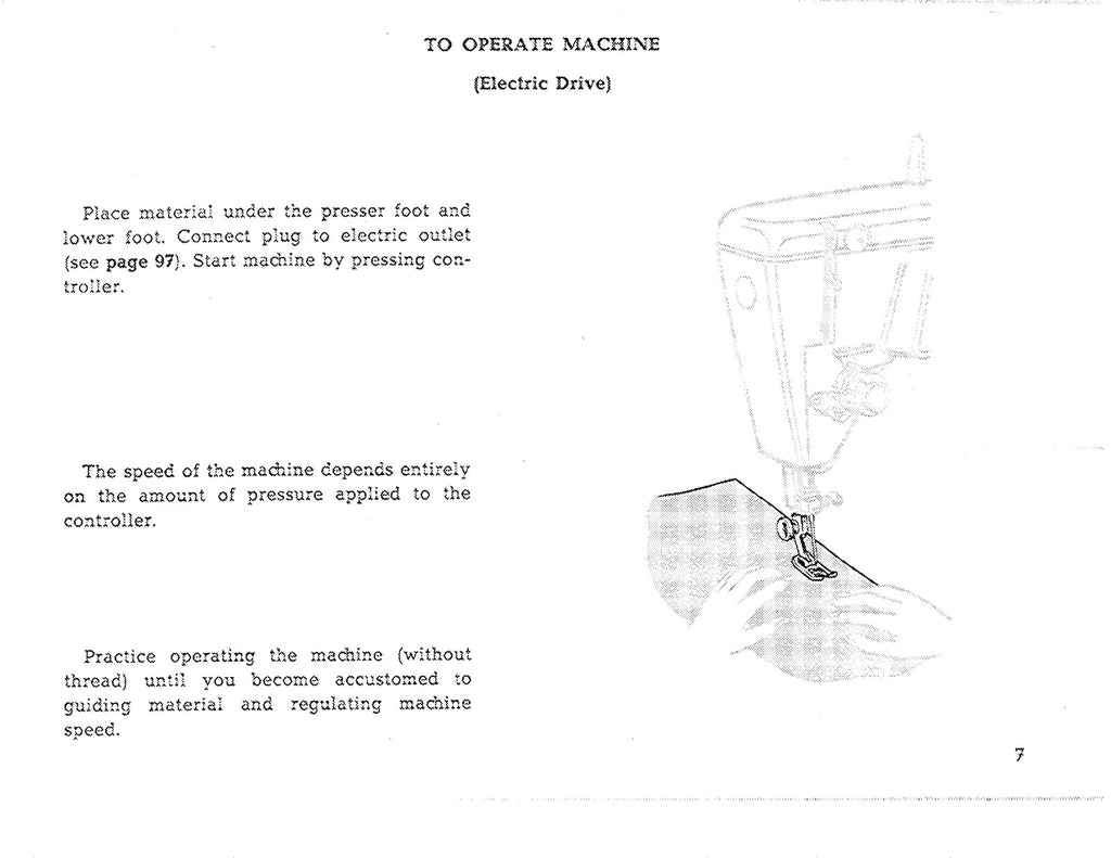 SINGER 611 User Manual English - STEEL WIRE BOUND - PROTECTIVE COVERS