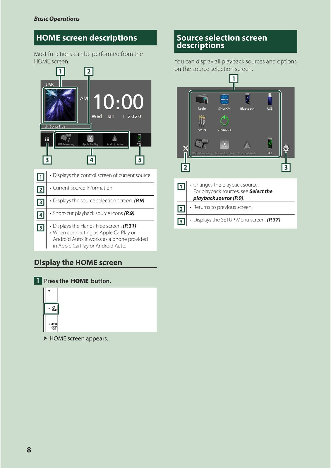 KENWOOD DMX4707S DMX47S DMX5020S Instruction Manual 2020 - WIRE BOUND - COVERS