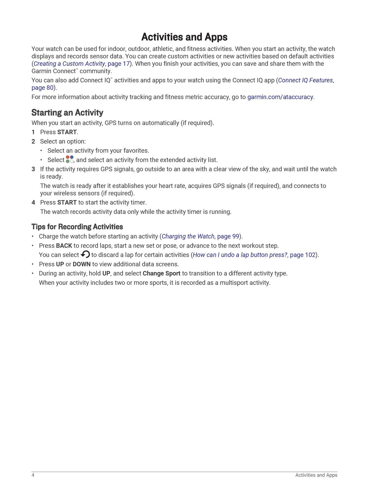 GARMIN Forerunner 255 Series Owners Manual - STEEL WIRE BOUND - TOUGH COVERS