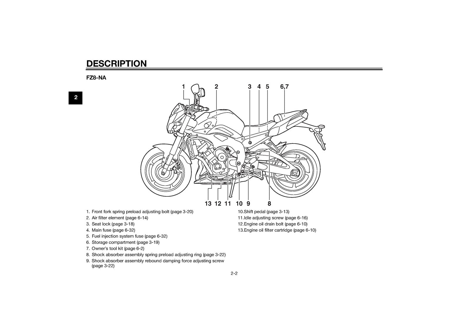 YAMAHA FZ8-N FZ8-NA Motorcycle Owners Manual 2014 - WIRE BOUND - TOUGH COVERS