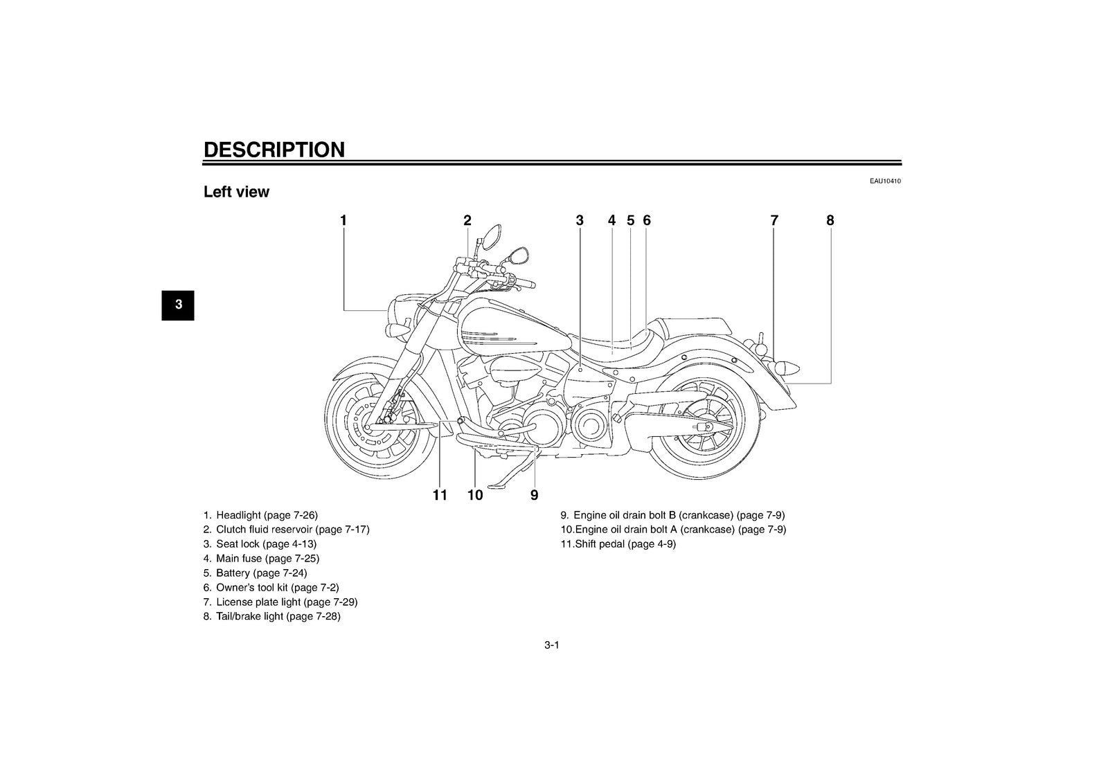YAMAHA XV19SY XV19MY Roadliner Owners Manual 2008 - WIRE BOUND - TOUGH COVERS