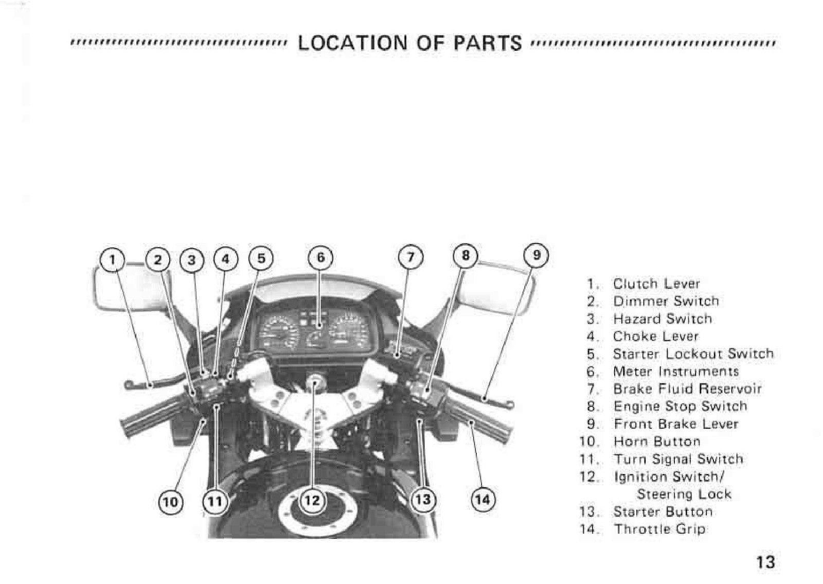 KAWASAKI EX500 Motorcycle Owners Manual - STEEL WIRE BOUND - PROTECTIVE COVERS