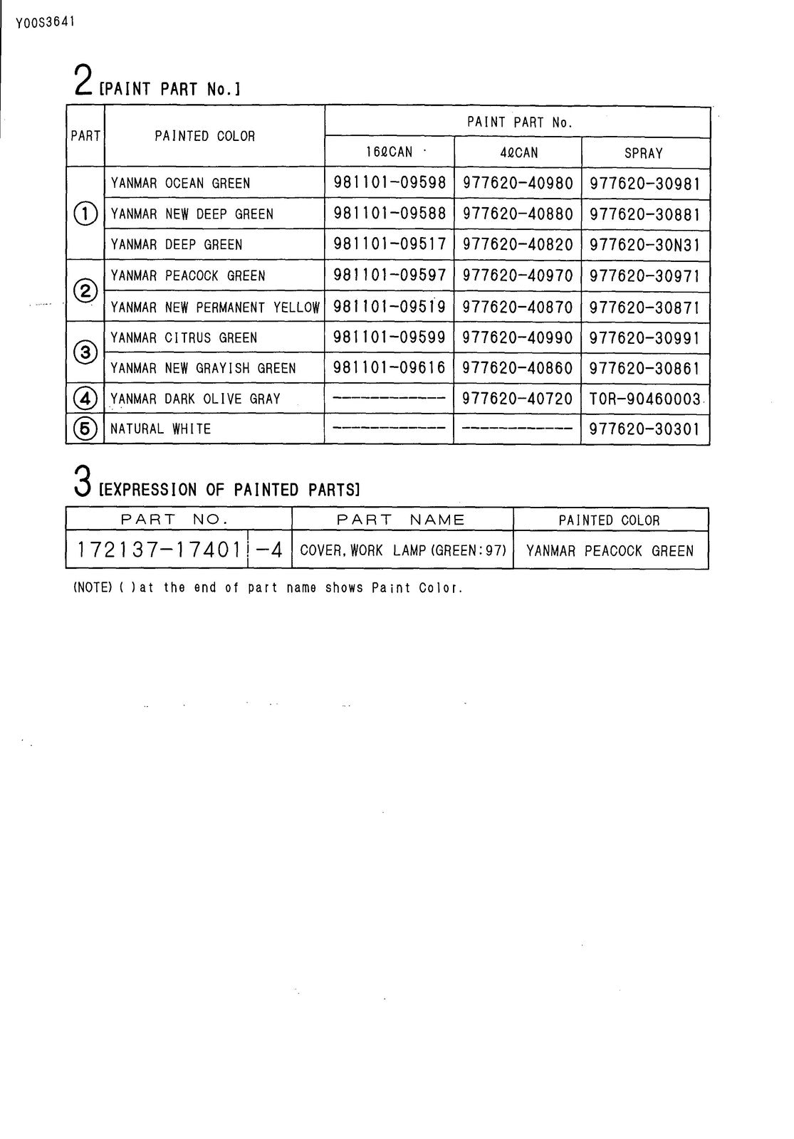 YANMAR ViO15 Excavator Parts Catalog Manual 1998 - WIRE BOUND - TOUGH COVERS