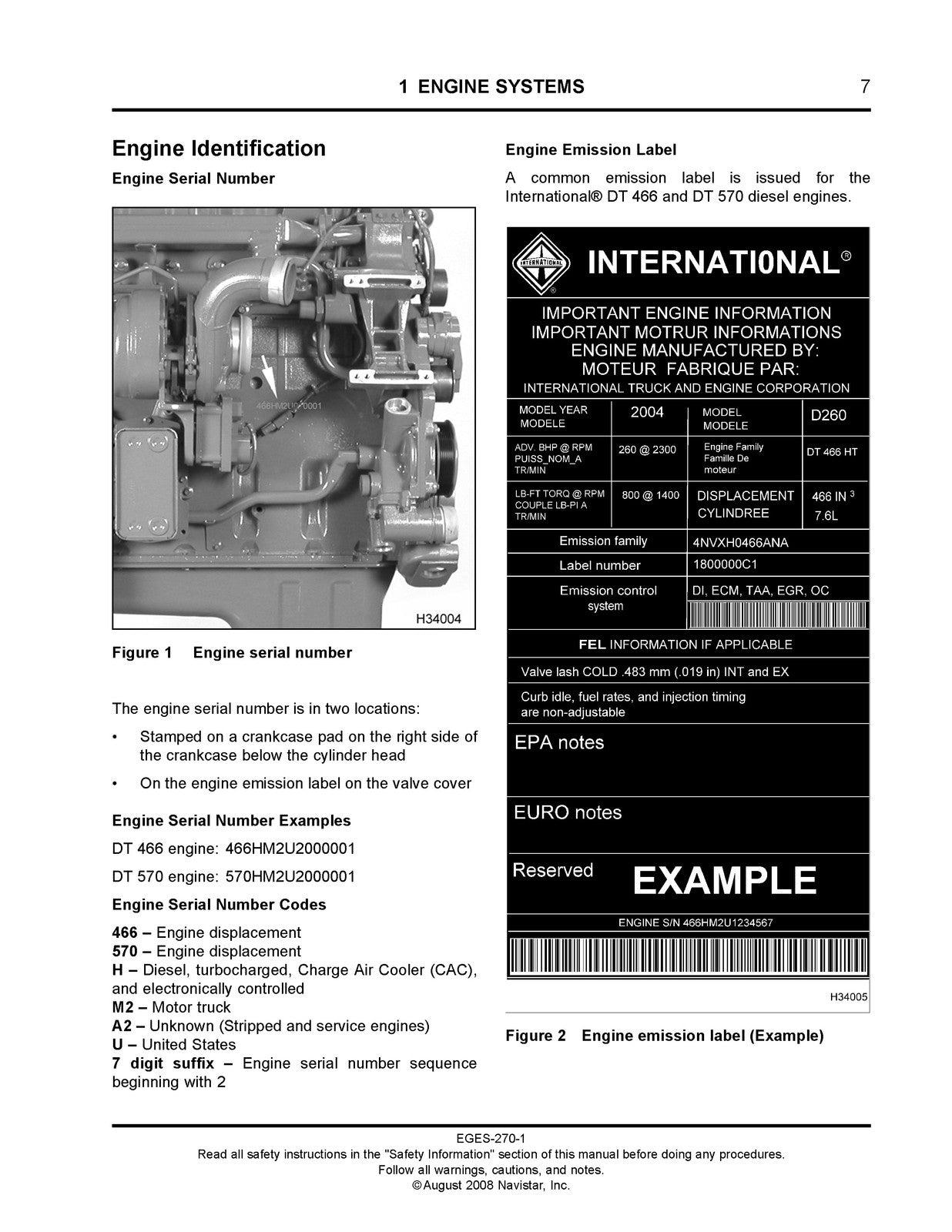 INTERNATIONAL DT 466 DT 570 HT 570 Diagnostic Manual - WIRE BOUND - TOUGH COVERS