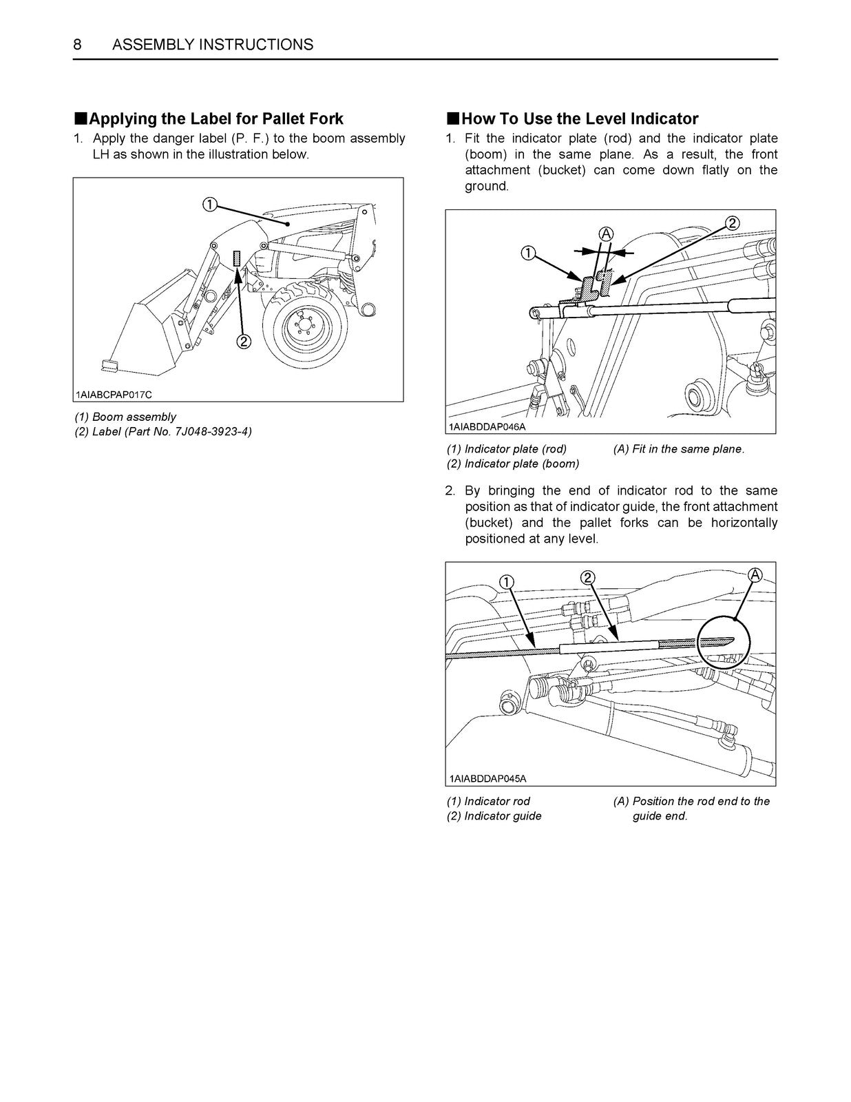 KUBOTA LA534 Loader Kit Assembly Instructions Manual 2012 - WIRE BOUND - COVERS