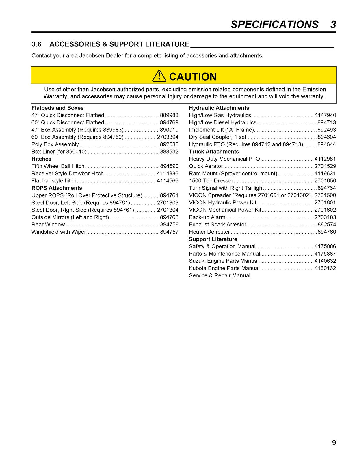 JACOBSEN 84063 84064 84056 84057 84061 Parts Maintenance Manual 2008 - BOUND