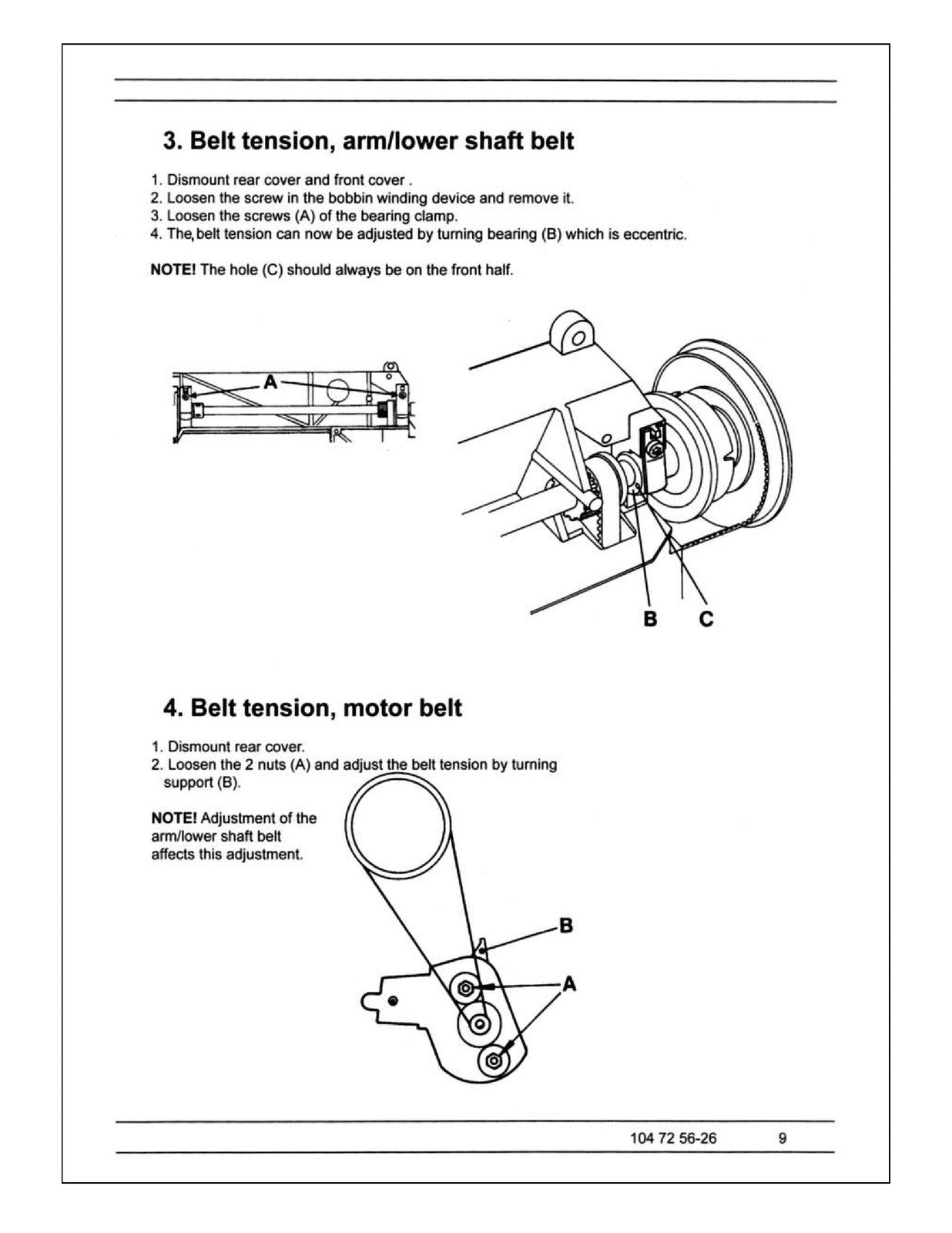 HUSQVARNA VIKING 2000 Series Sewing Machine Service Manual - WIRE BOUND - COVERS