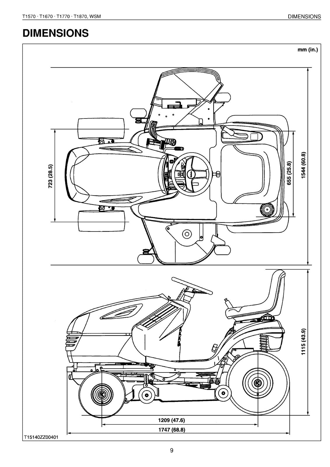 KUBOTA T1570 T1670 T1770 T1870 Workshop Manual - STEEL WIRE BOUND - TOUGH COVERS