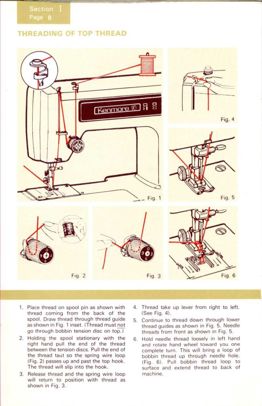 KENMORE 15812410 12411 12412 1241 Sewing Machine Instruction Manual - BOUND