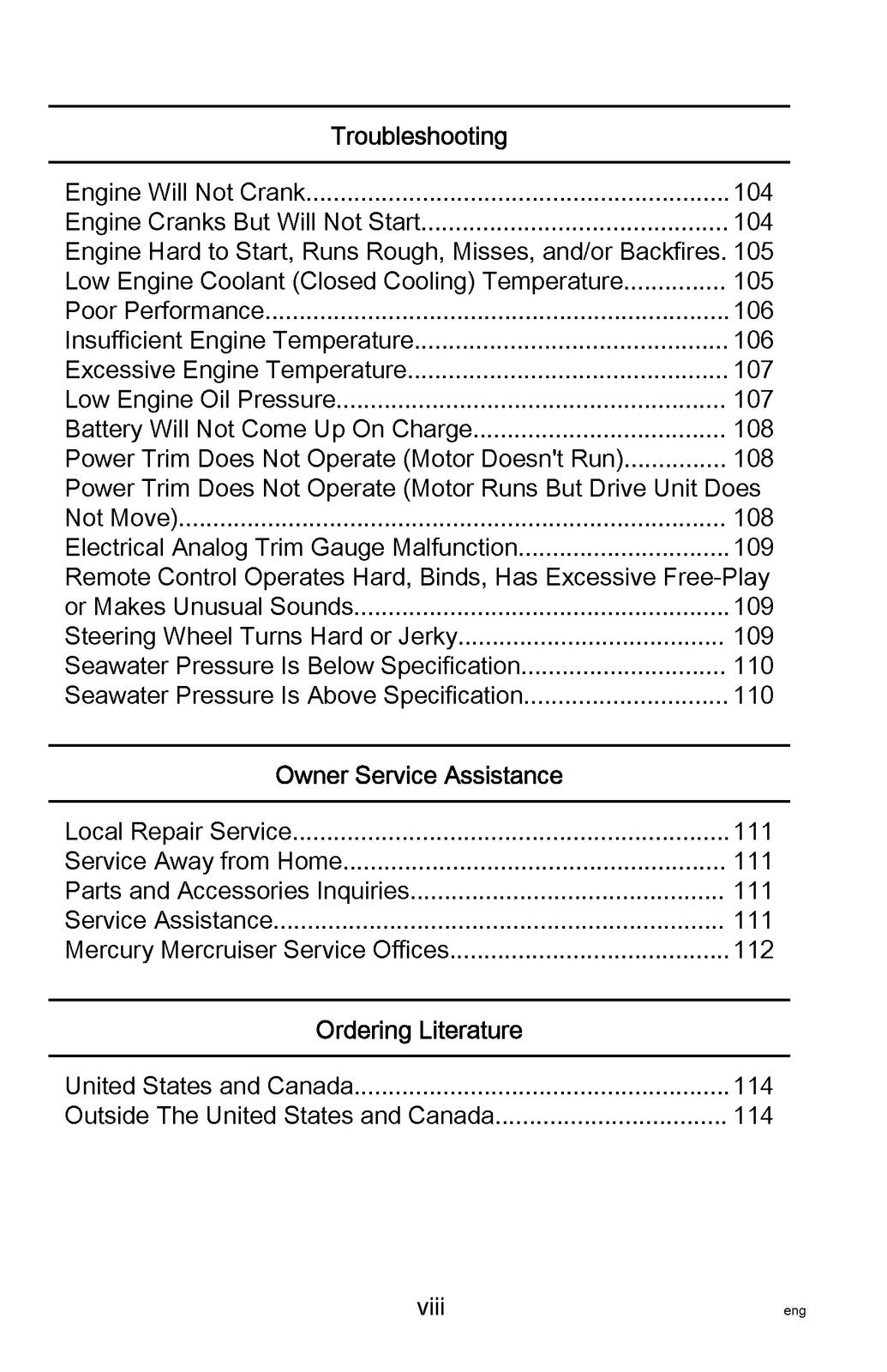 MERCURY RACING HP565 Bravo Sterndrive Owners Manual - WIRE BOUND - TOUGH COVERS