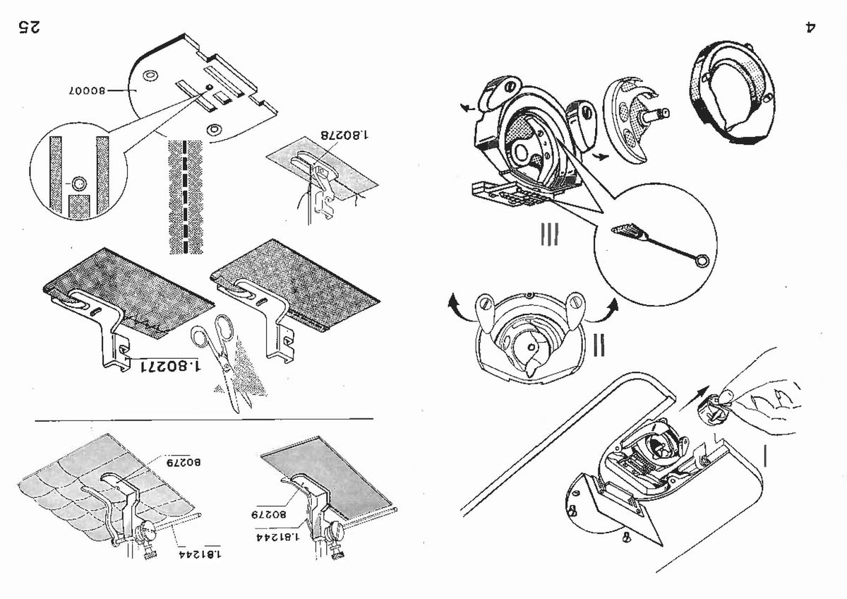 ALFA 1120 1129 1140 Sewing Machine Instruction Manual - WIRE BOUND - COVERS