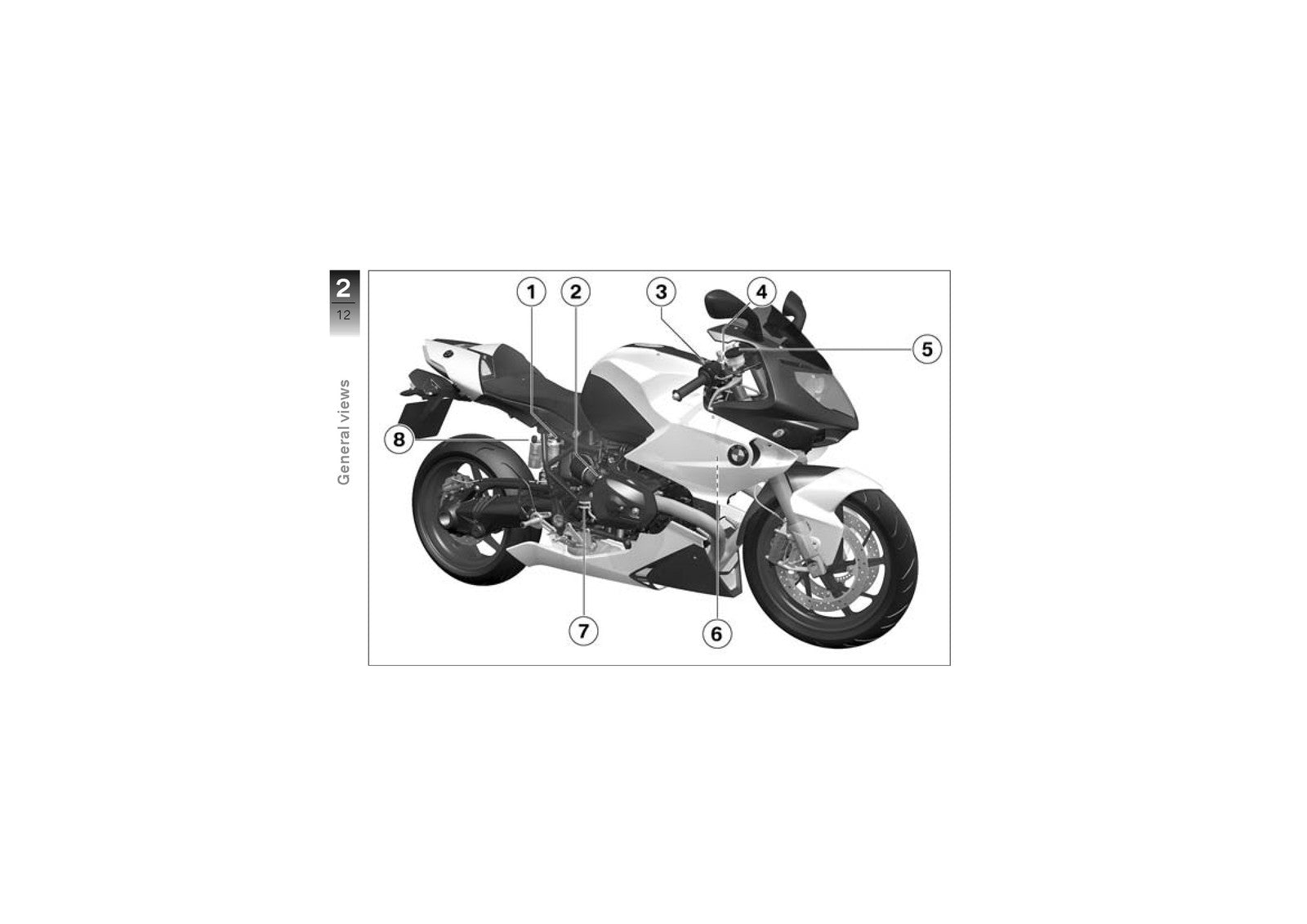 BMW HP2 Sport Motorcycle Riders Manual 2008 - STEEL WIRE BOUND - TOUGH COVERS
