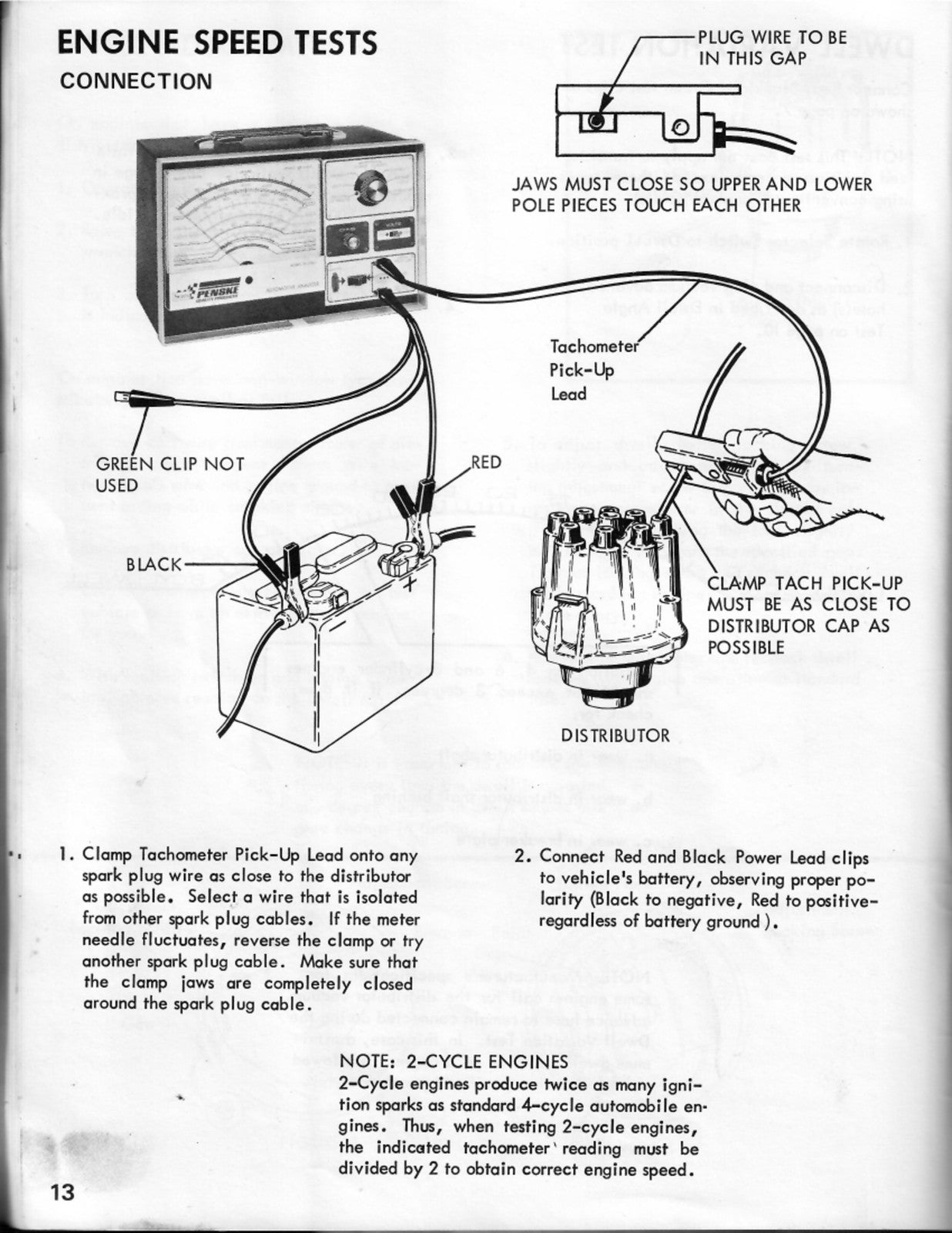 SEARS 16121042 Automotive Analyzer Owners Manual - WIRE BOUND - TOUGH COVERS