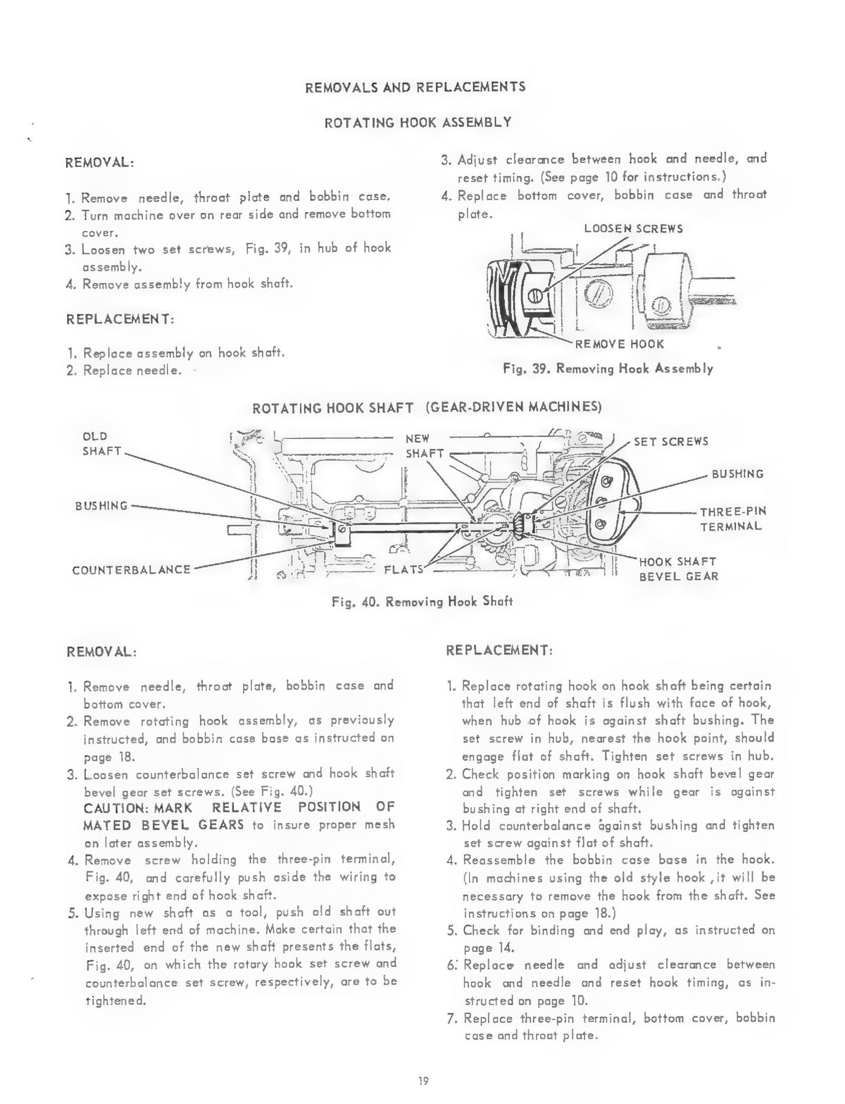 SINGER 221 222K Featherweight Service Manual - STEEL WIRE BOUND - TOUGH COVERS