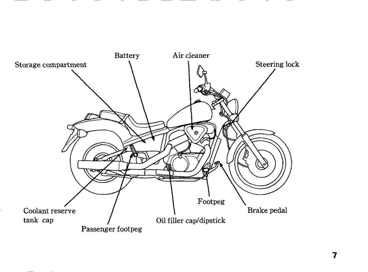 HONDA VT600C Owners Manual 1993 - BOUND - COVERS - XL FOLDOUT PAGES