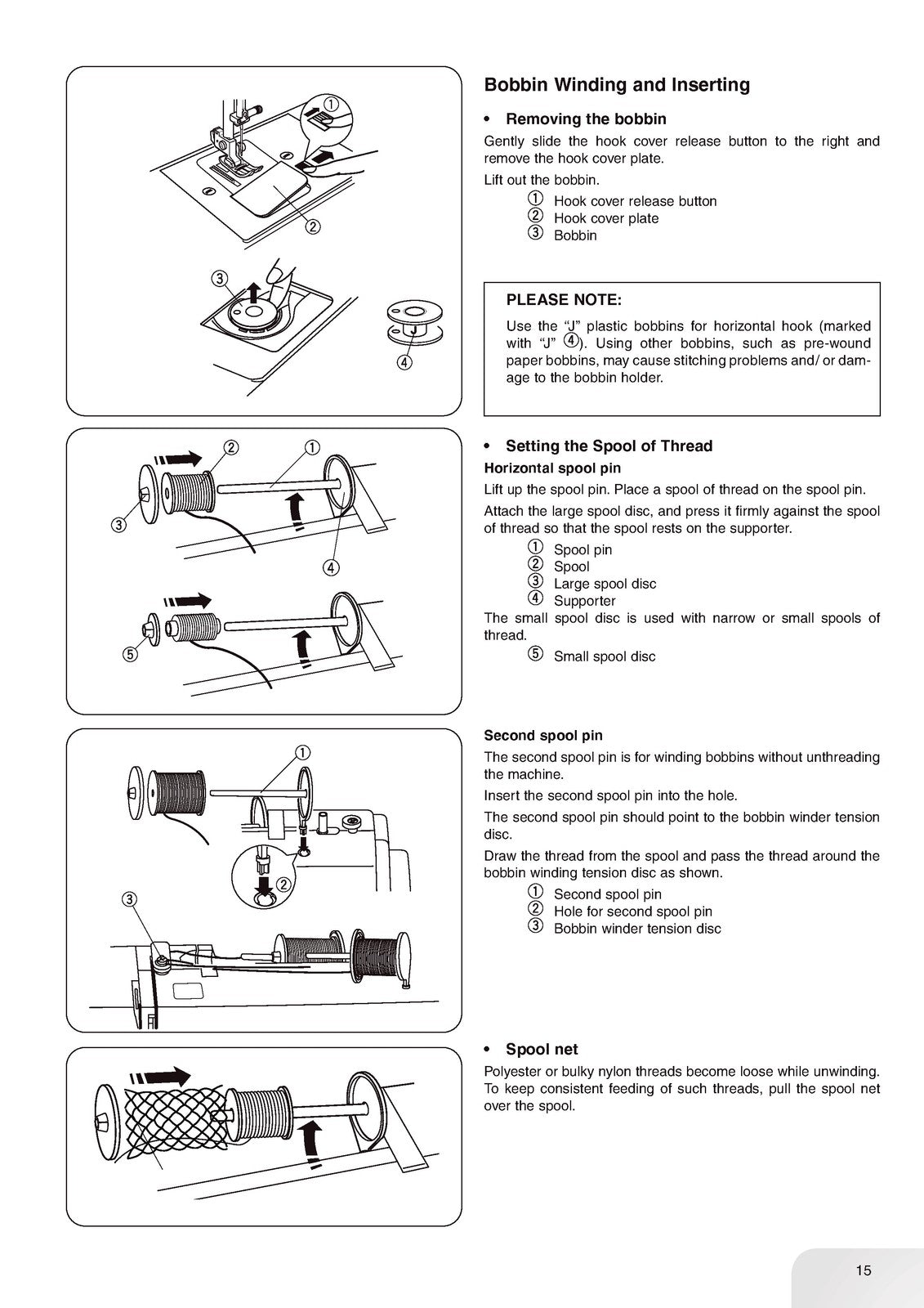 BERNINA BERNETTE B37 Sewing Machine Instruction Manual - WIRE BOUND - COVERS