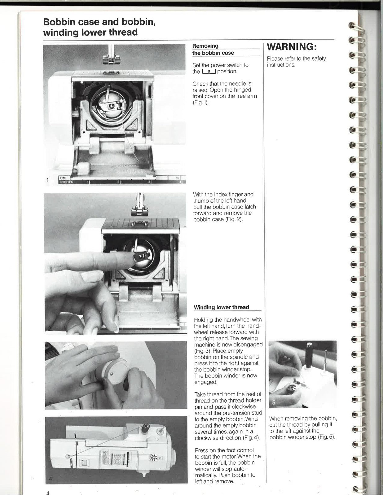 BERNINA 1006 Electronic Instruction Manual - STEEL WIRE BOUND - TOUGH COVERS