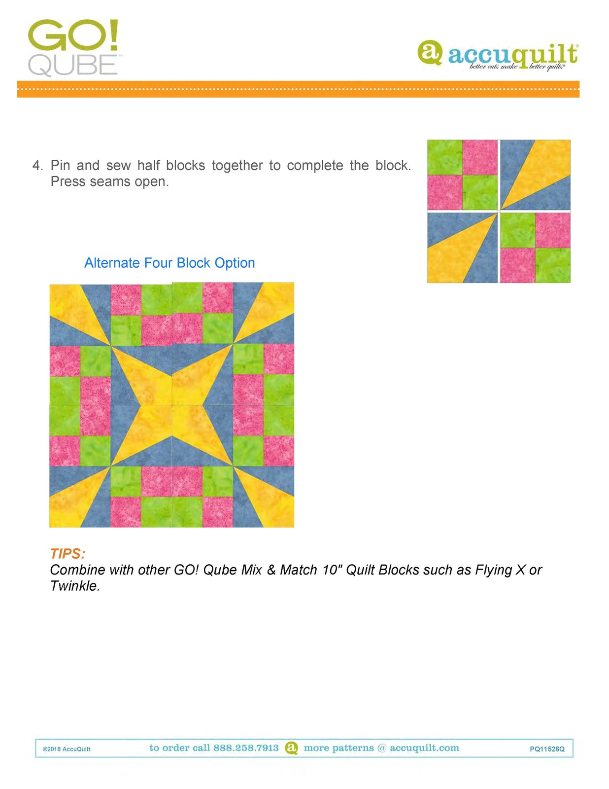 ACCUQUILT Go Qube 10" Angles - STEEL WIRE BOUND - PROTECTIVE COVERS