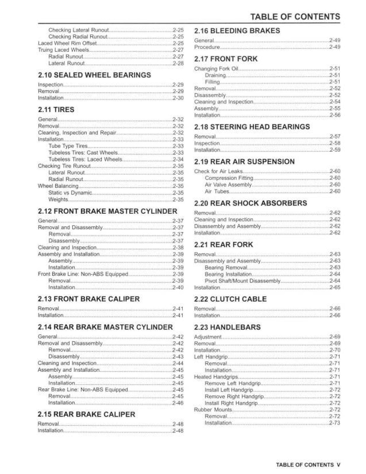 HARLEY-DAVIDSON Electra Glide Ultra Limited 2012 Touring Service Manual