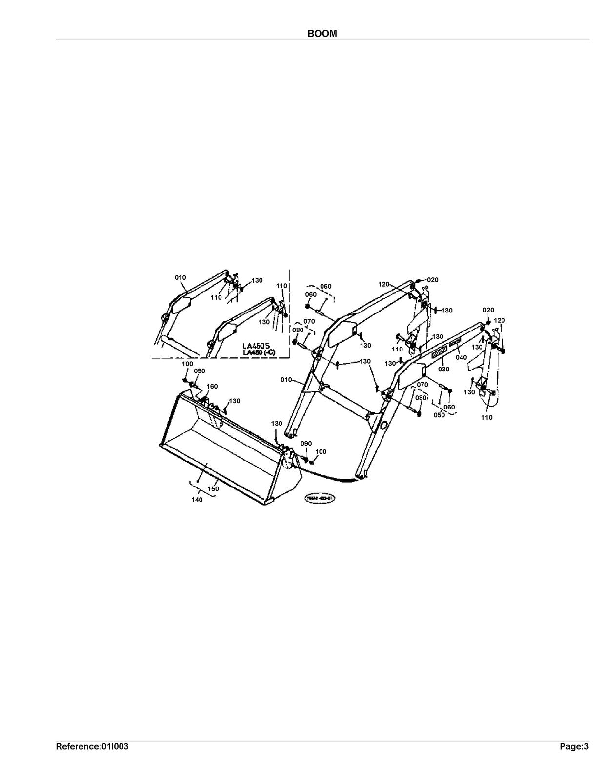 KUBOTA LA650 Loader Illustrated Parts List Manual - WIRE BOUND - TOUGH COVERS