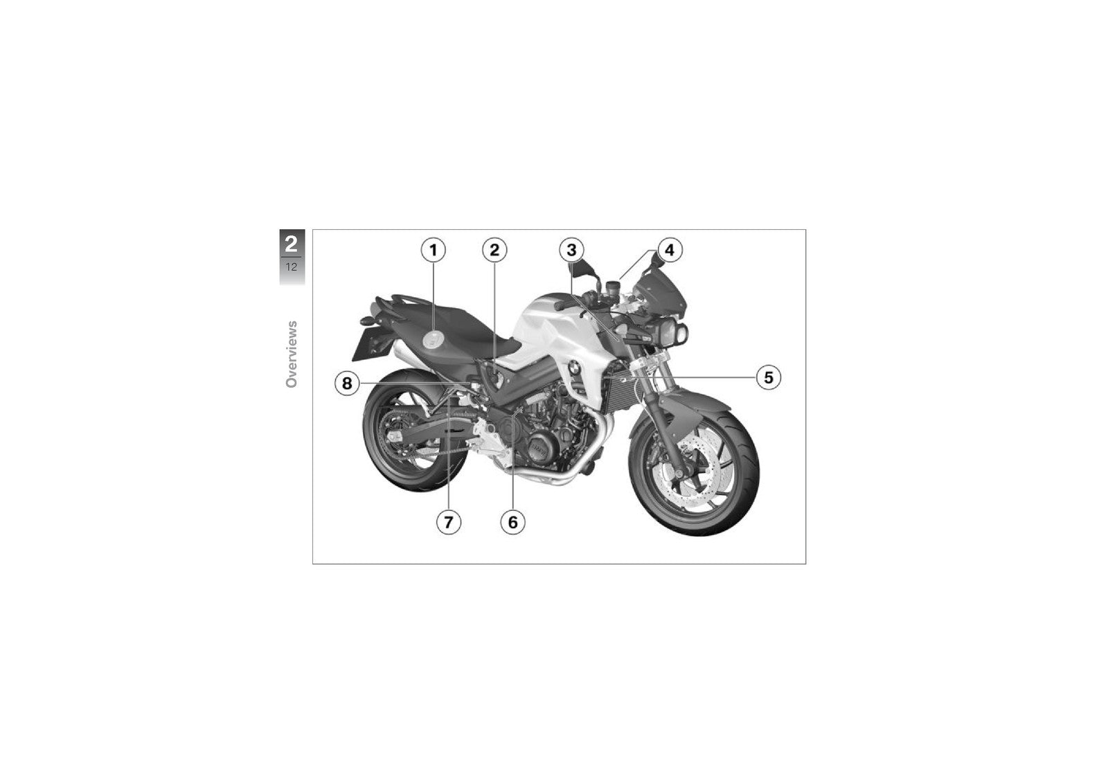 BMW F 800 R Motorcycle Owners Manual - STEEL WIRE BOUND - PROTECTIVE COVERS