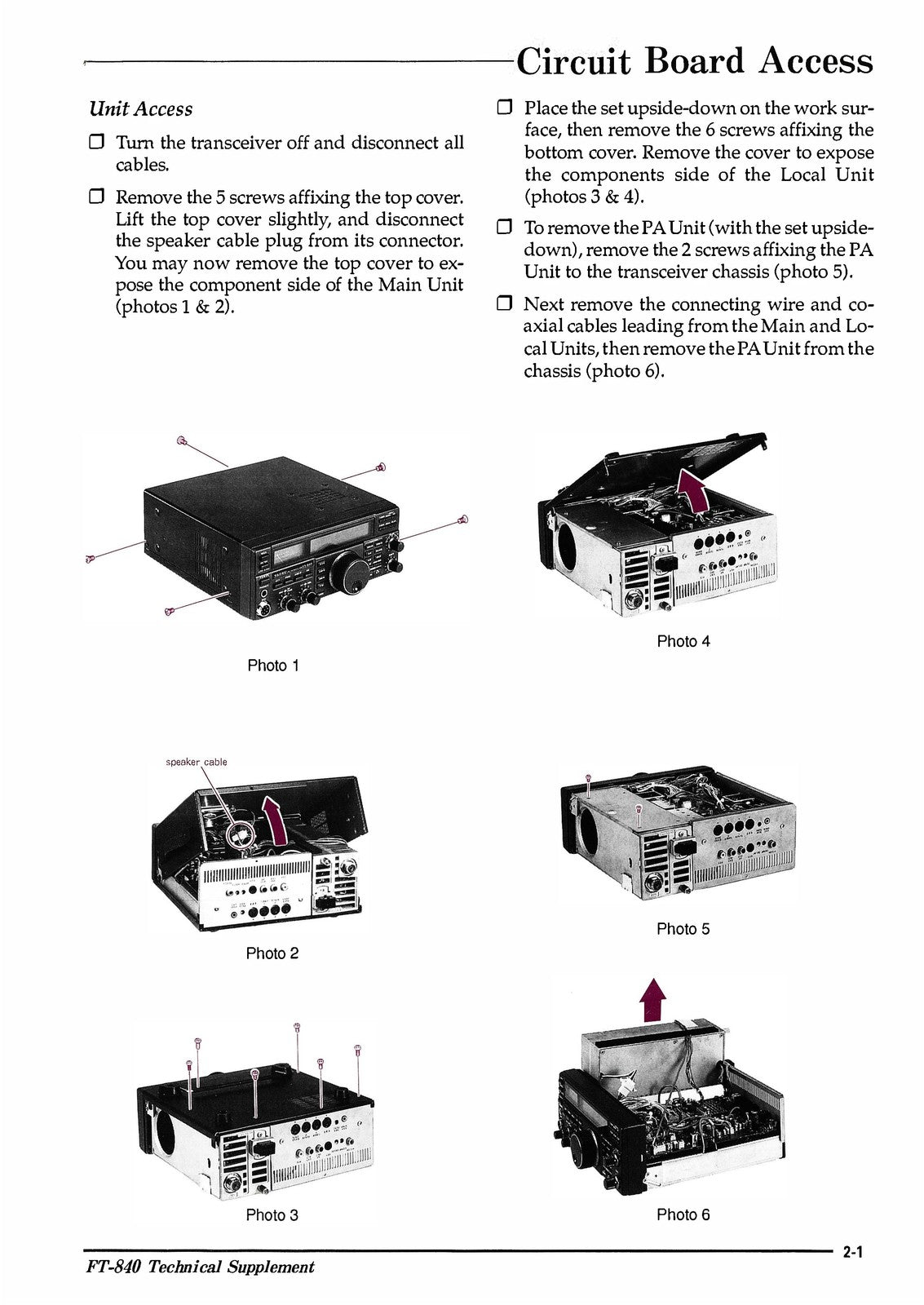 YAESU FT-840 HF Transceiver Service Manual - BOUND - COVERS - XL FOLDOUT PAGES