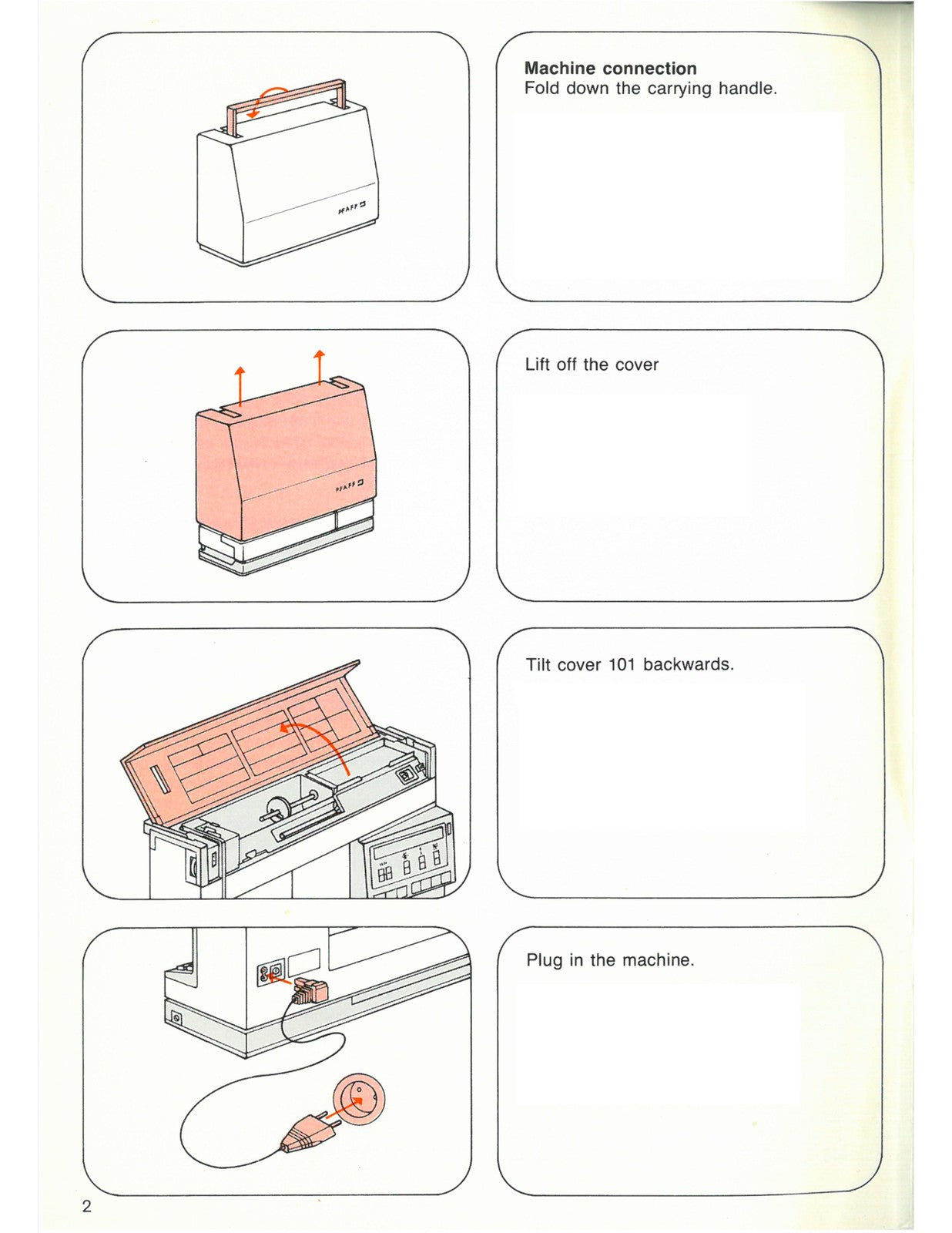 PFAFF Creative 1471 Instruction Book Manual - STEEL WIRE BOUND - TOUGH COVERS