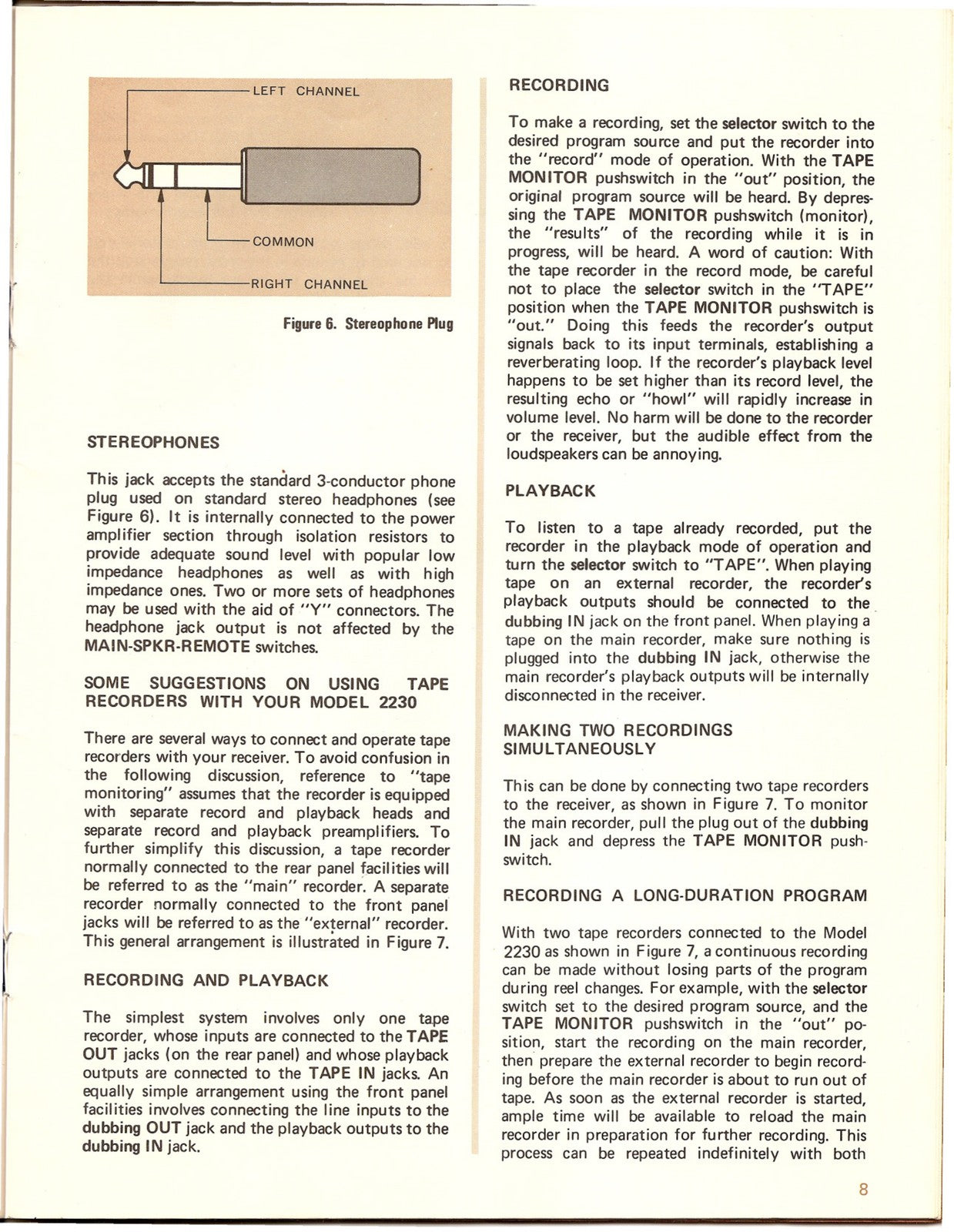Marantz 2230 Receiver Owner & Service Manual BUNDLE - WIRE BOUND - FOLDOUTS