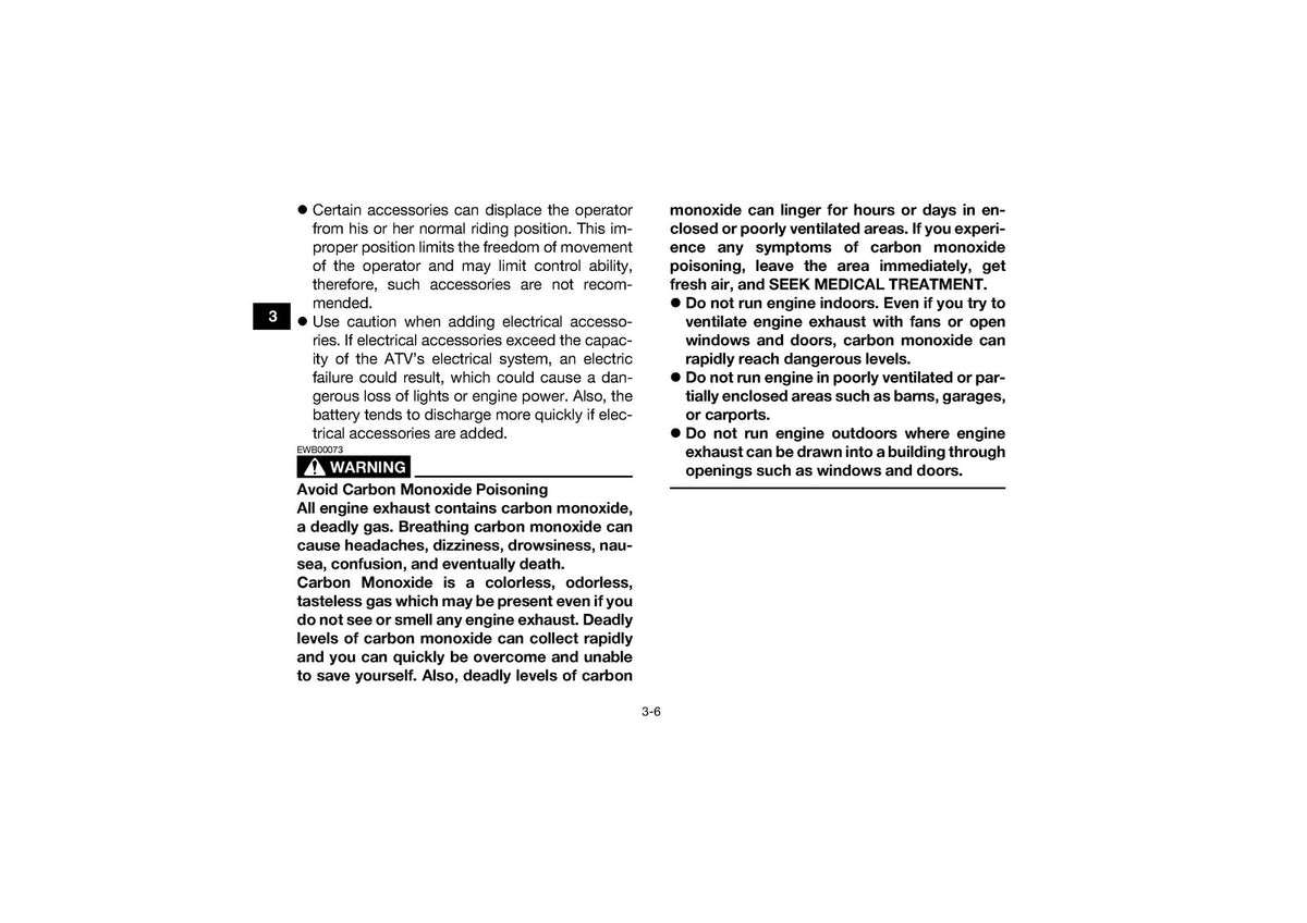 YAMAHA YFM110R ATV Owners Manual 2025 - STEEL WIRE BOUND - PROTECTIVE COVERS