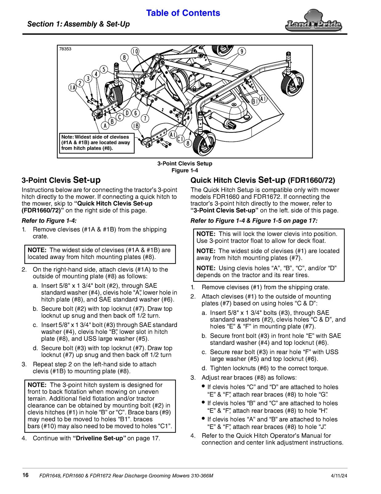 LAND  More PRIDE Rear Discharge Grooming Mowers Operators Manual 2024 - BOUND