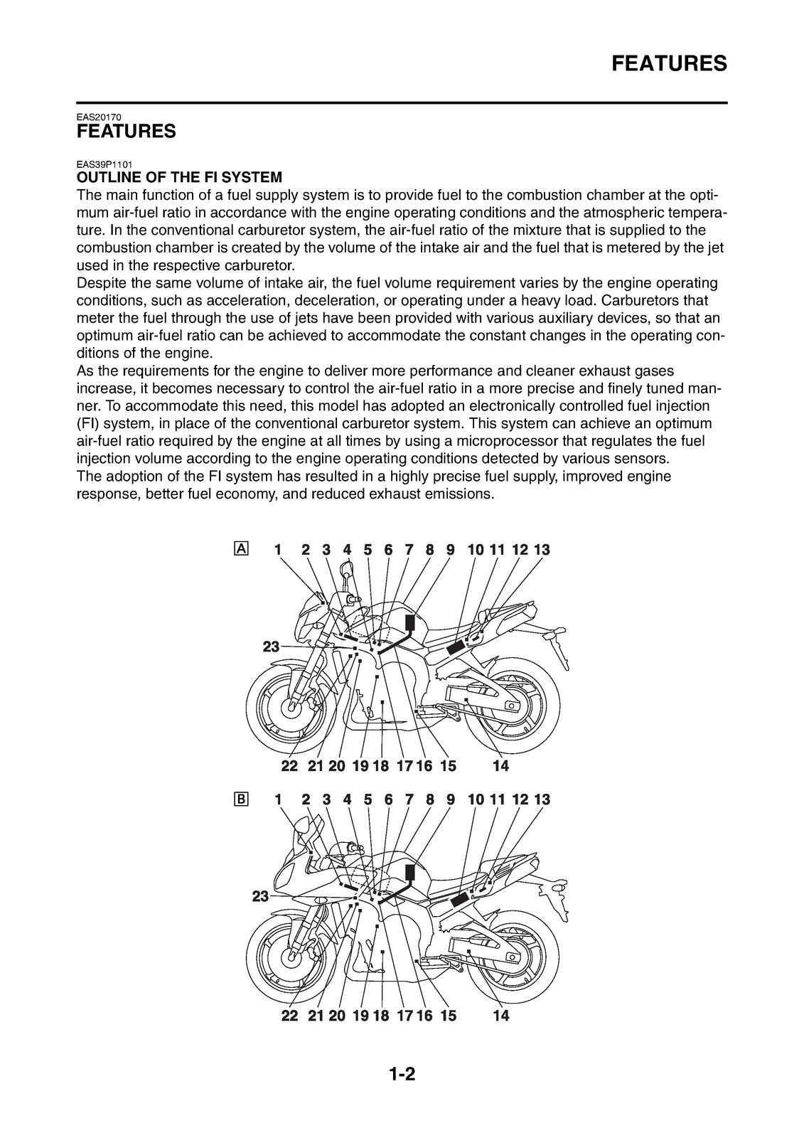 YAMAHA FZ8NA FZ8SA Motorcycle Service Manual 2011 - BOUND - COVERS - XL FOLDOUTS