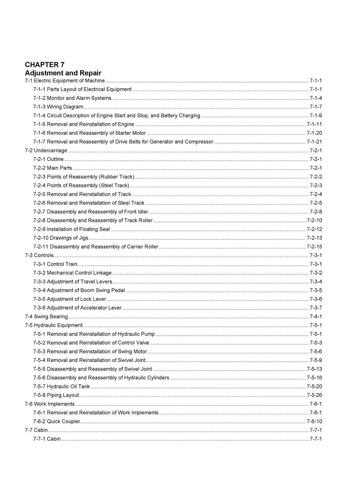 YANMAR ViO 45-5-B 55-5-B Service Manual - BOUND - COVERS - XL FOLDOUT PAGES