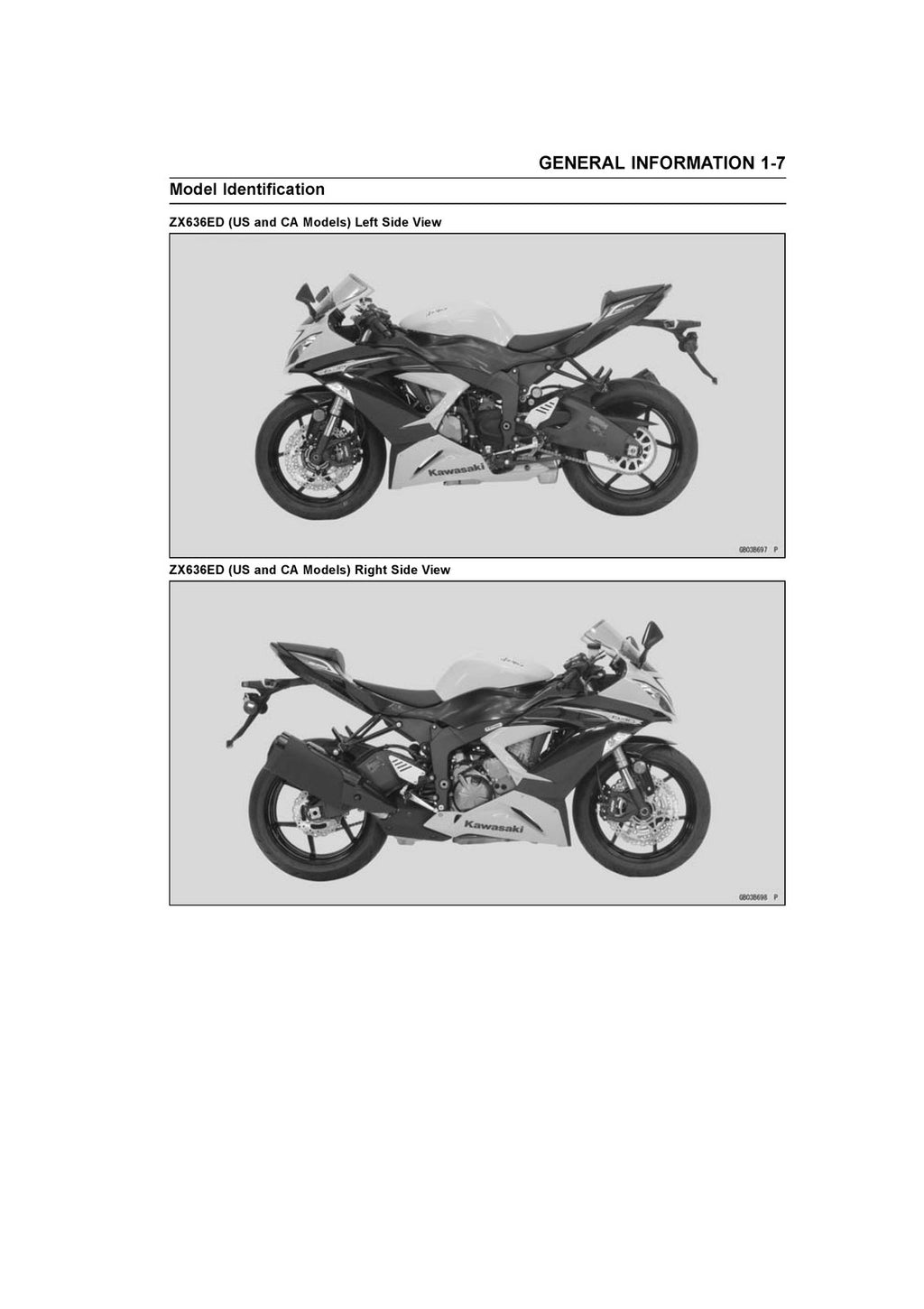 KAWASAKI NINJA ZX-6R ABS 2013-2015 Service Manual - WIRE BOUND - TOUGH COVERS