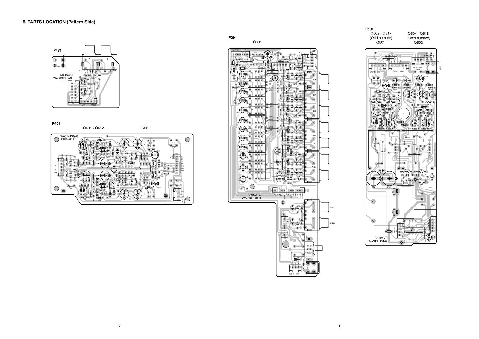 MARANTZ PM-17SA PM-17mkII Integrated Amplifier Service Manual 1999 - WIRE BOUND