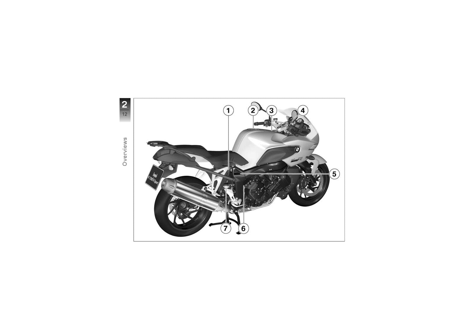 BMW K1200R Sport Motorcycle Owners Manual 2007 - STEEL WIRE BOUND - TOUGH COVERS