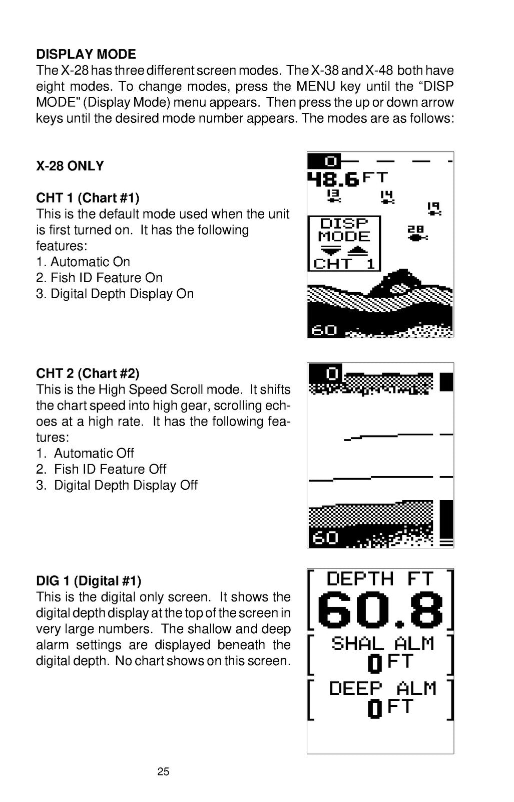 LOWRANCE X-28 X-38 X-48 Installation And Operation Instructions Manual - BOUND