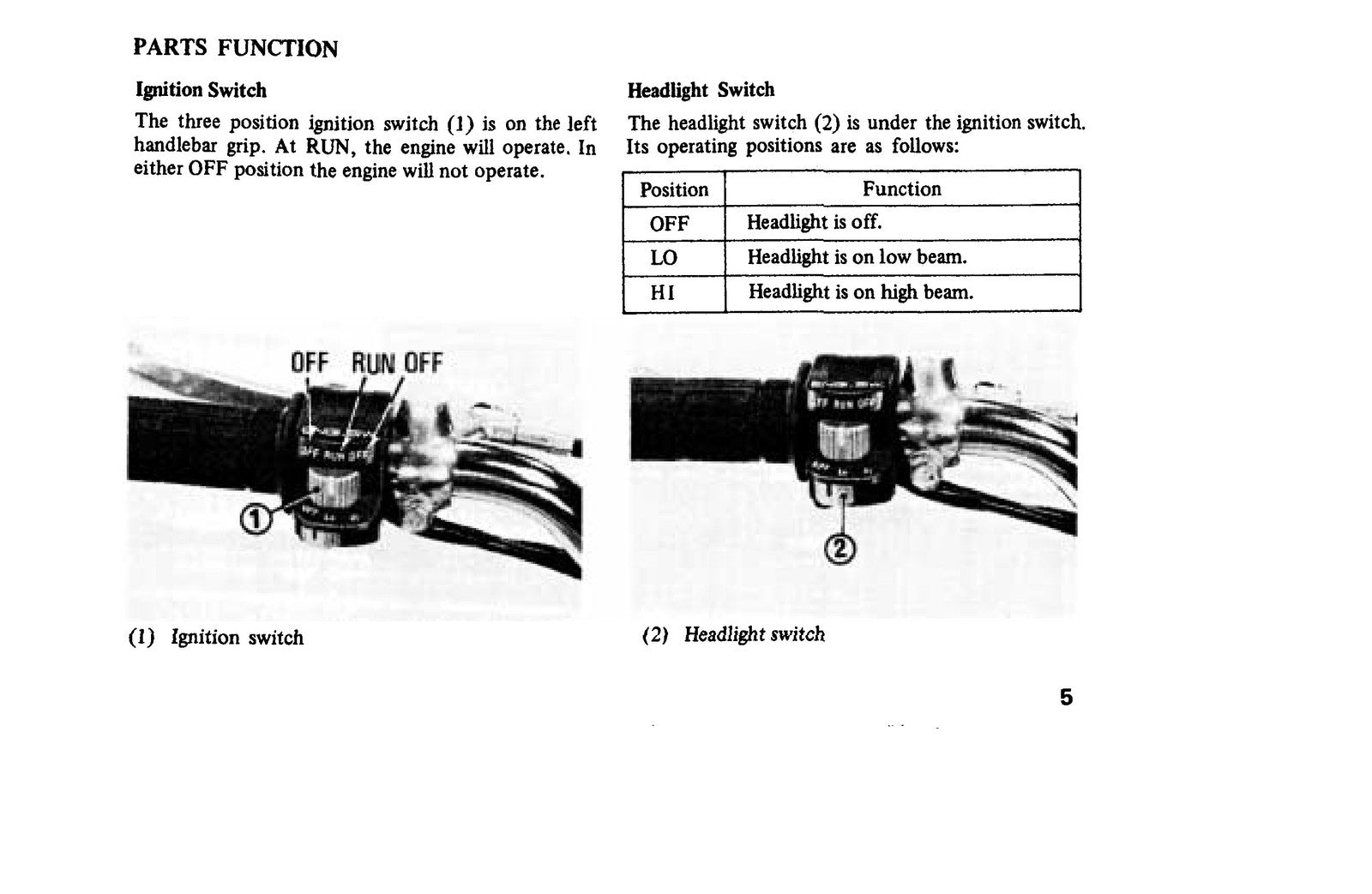 HONDA ATC110 Three-Wheeler Owners Manual 1982 - STEEL WIRE BOUND - TOUGH COVERS