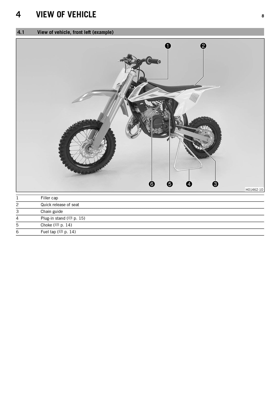 KTM 50 SX 50 SX Mini Owners Manual 2017 - STEEL WIRE BOUND - PROTECTIVE COVERS