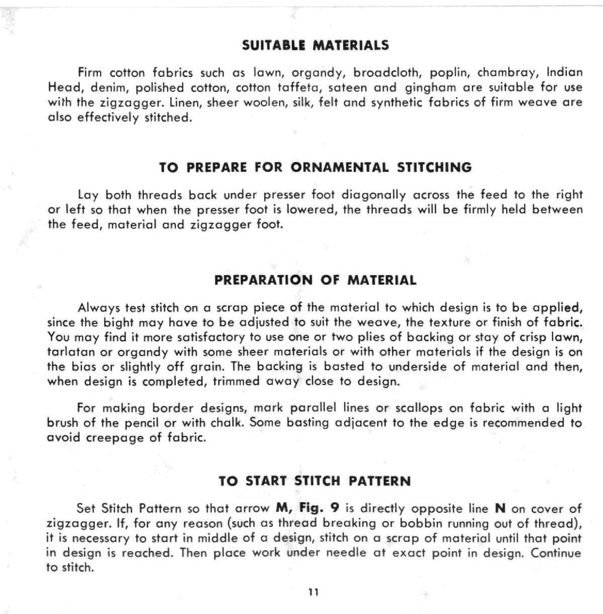 SINGER Automatic Zigzagger Attachment Instruction Operators Manual BUNDLE
